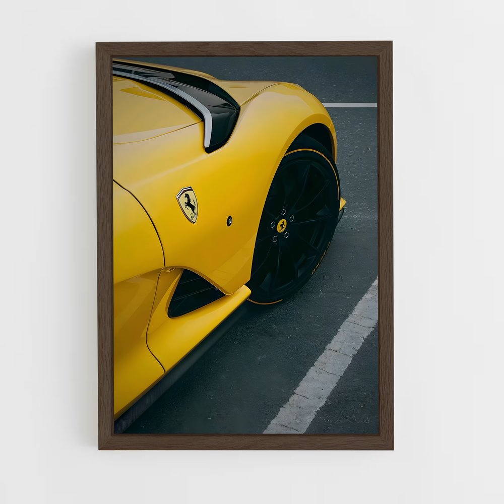 Poster Competizione Design – affiche Ferrari (vue 5)